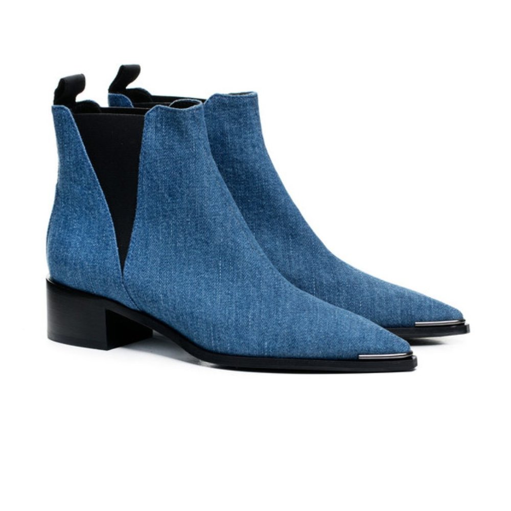 Acne Studios Denim Jensen Booties